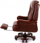 Крісло АКЛАС Трістрам EX RL (Шкіра Lux LC-I Brown/PU Brown)