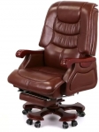 Кресло Аклас Ланселот EX RL (Кожа LC-I Brown/PU Brown)