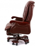 Кресло Аклас Ланселот EX RL (Кожа LC-I Brown/PU Brown)