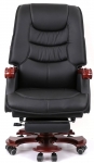 Крісло АКЛАС Ланселот EX RL (Шкіра LC-A Black/PU Black)