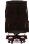 Крісло АКЛАС Ланселот EX RL (Шкіра LC-K Dark brown/PU Dark brown)