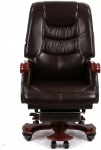 Крісло АКЛАС Ланселот EX RL (Шкіра LC-K Dark brown/PU Dark brown)