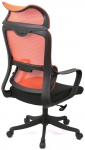 Крісло офісне АКЛАС Доріан BL TILT (K-09 Orange/OS Black)