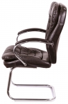 Крісло конференційне АКЛАС Валенсія CF XY-7004G-1 (PU Dark brown)