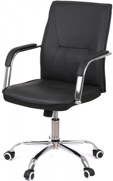 Кресло офисное Аклас Смарт Soft TILT (PU Black)