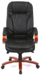 Кресло АКЛАС Тироль EX GB-236WW (Кожа LC-A Black/PU Black)