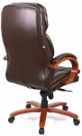 Крісло АКЛАС Тіроль EX GB-236WW (Шкіра LC-K Dark brown/PU Dark brown)