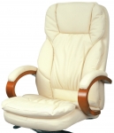 Крісло АКЛАС Тіроль EX GB-236WW (Шкіра LC-F Beige/PU Beige)