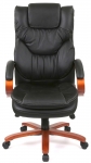 Кресло АКЛАС Флорида EX MB GB-233WW (Кожа LC-A Black/PU Black)
