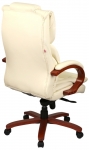 Крісло АКЛАС Флорида EX MB GB-233WW (Шкіра LC-F Beige/PU Beige)