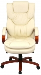 Крісло АКЛАС Флорида EX MB GB-233WW (Шкіра LC-F Beige/PU Beige)