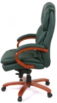 Крісло АКЛАС Флорида EX MB GB-233WW (Шкіра Lux LC Green/PU Green)