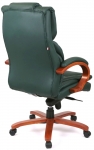 Крісло АКЛАС Флорида EX MB GB-233WW (Шкіра Lux LC Green/PU Green)