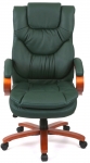 Крісло АКЛАС Флорида EX MB GB-233WW (Шкіра Lux LC Green/PU Green)