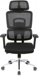 Кресло офисное АКЛАС Арктик GTR 3D BL (LVB Black/OS Black)