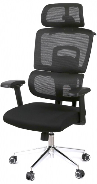 Кресло офисное АКЛАС Арктик GTR 3D BL (LVB Black/OS Black)