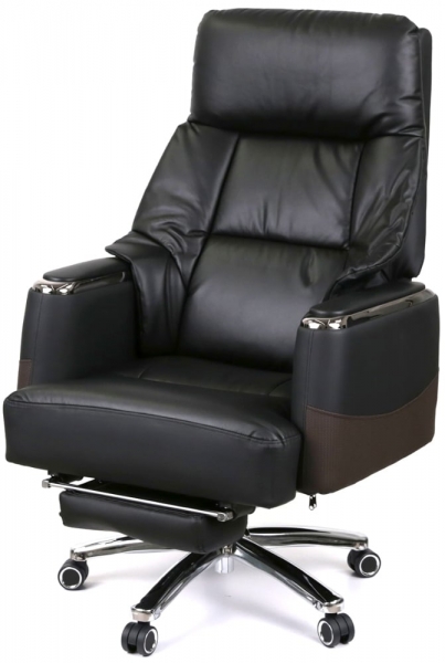 Кресло Аклас Осаул (Кожа LC-A Black/PU Black)