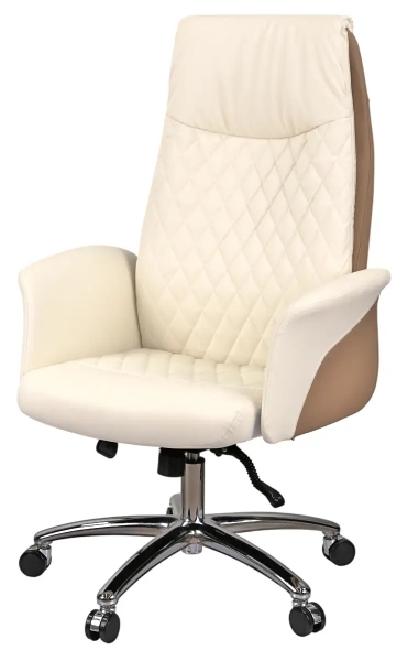 Кресло Аклас Ай-Петри CH ANF (PU Beige 2572/PU Brown 2574)
