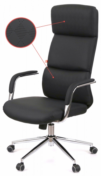 Кресло Аклас Говерла CH R-SR (PU Black)